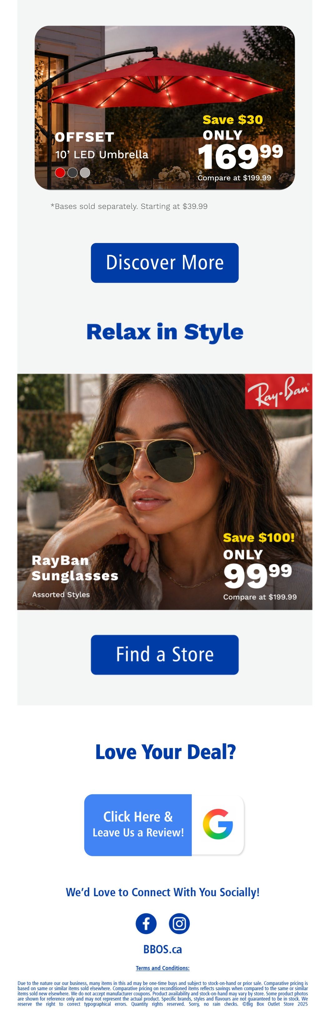 Big Box Outlet Store Flyer April 30 to May 6