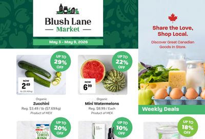 Blush Lane Organic Market Flyer May 3 to 9