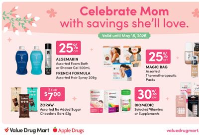Apple Drugs Flyer May 3 to 16