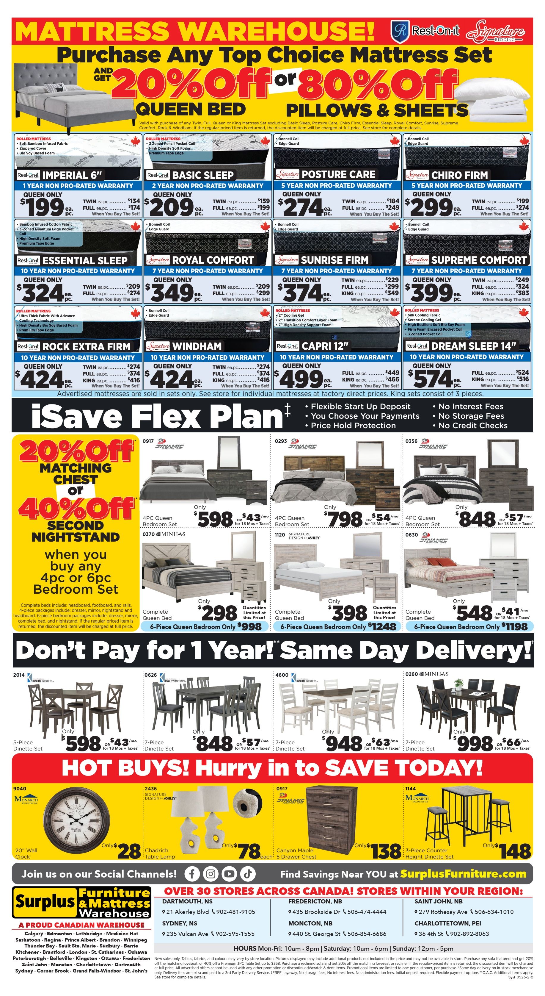 Surplus Furniture & Mattress Warehouse (Sydney) Flyer May 4 to 17