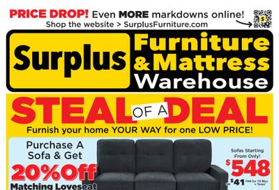 Surplus Furniture & Mattress Warehouse (Lethbridge) Flyer May 4 to 17