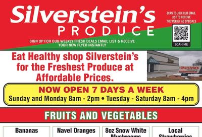 Silverstein's Produce Flyer May 5 to 11