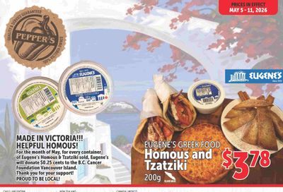 Pepper's Foods Flyer May 5 to 11