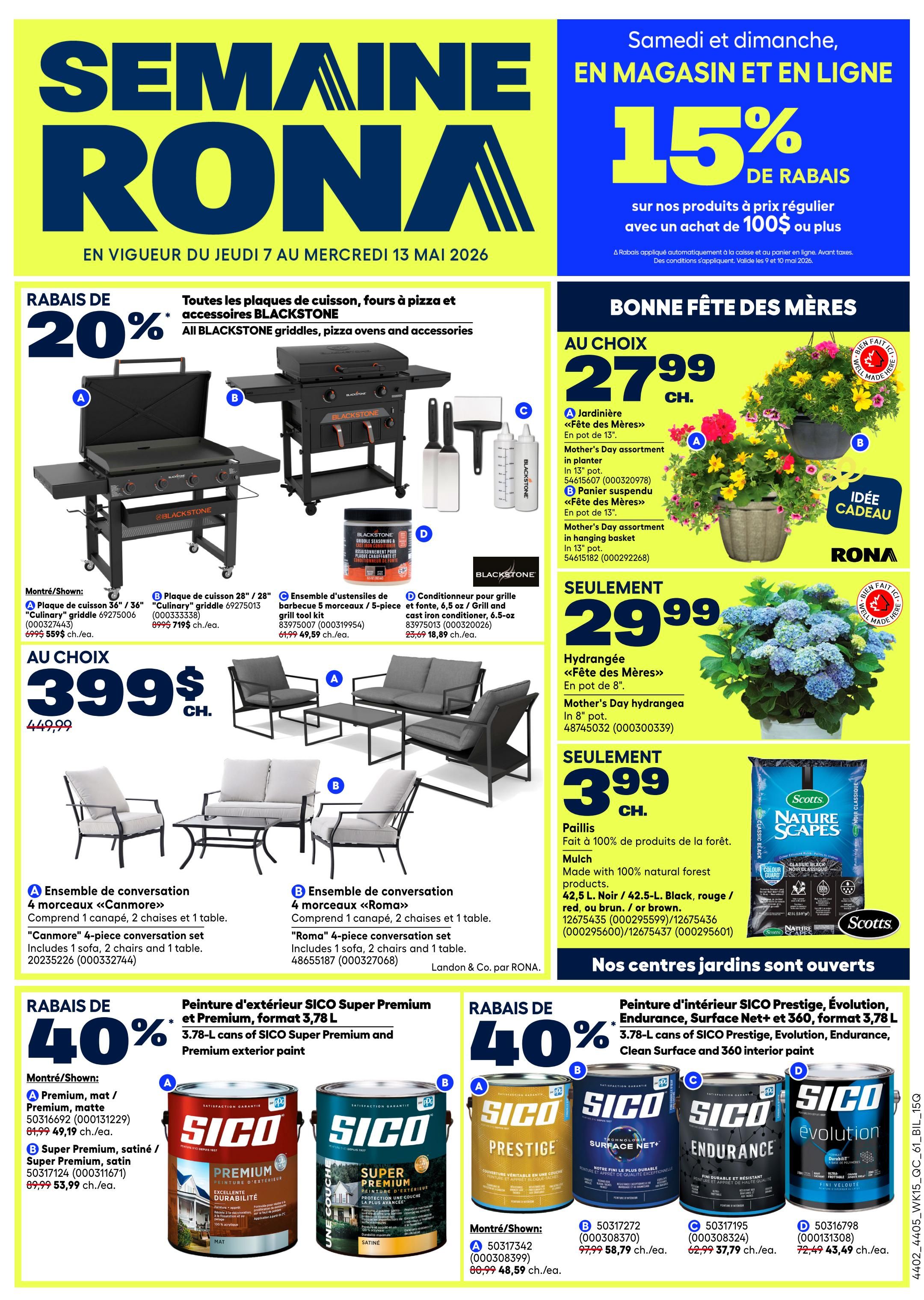 Rona & Rona+ (QC) Flyer May 7 to 13