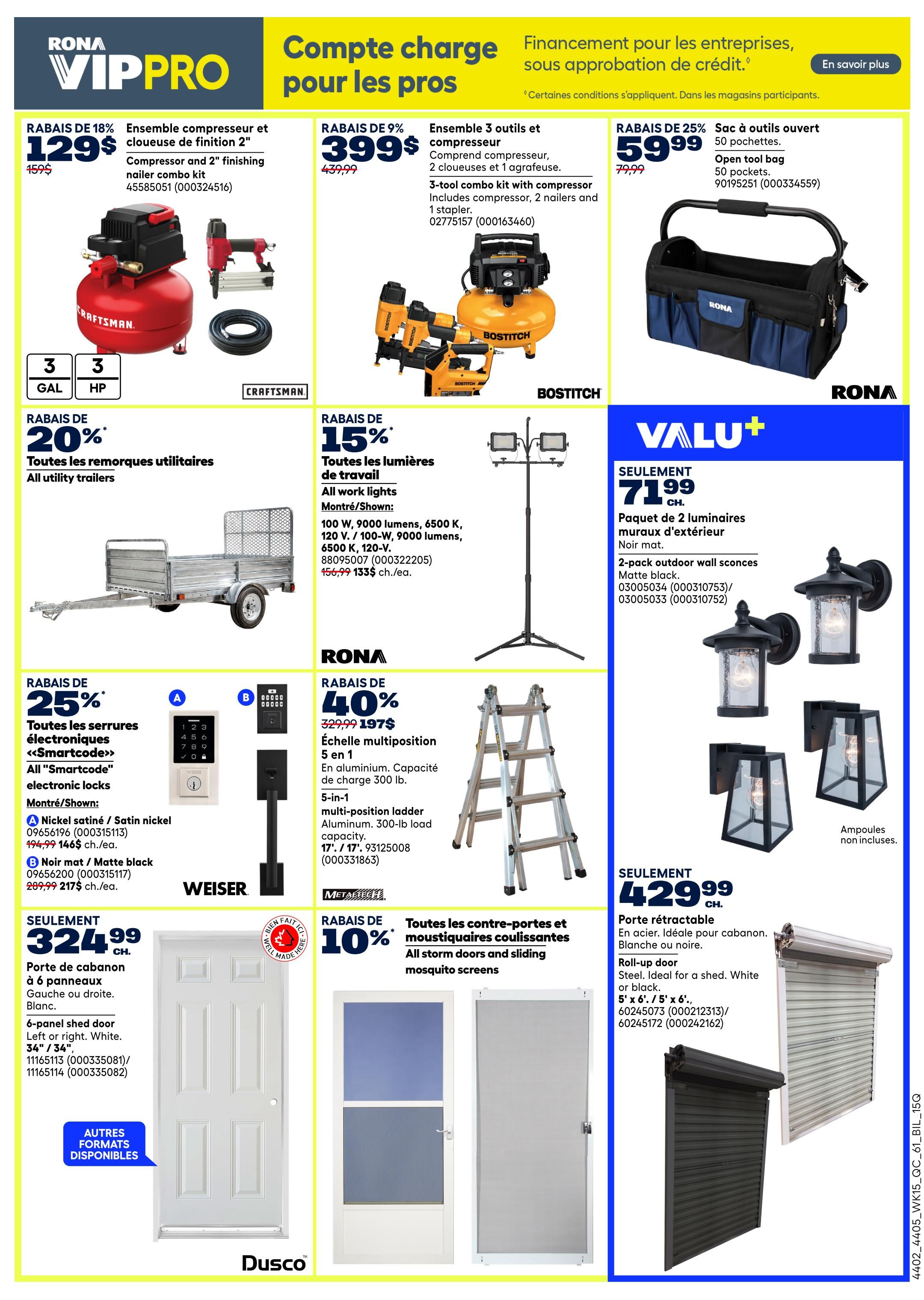 Rona & Rona+ (QC) Flyer May 7 to 13