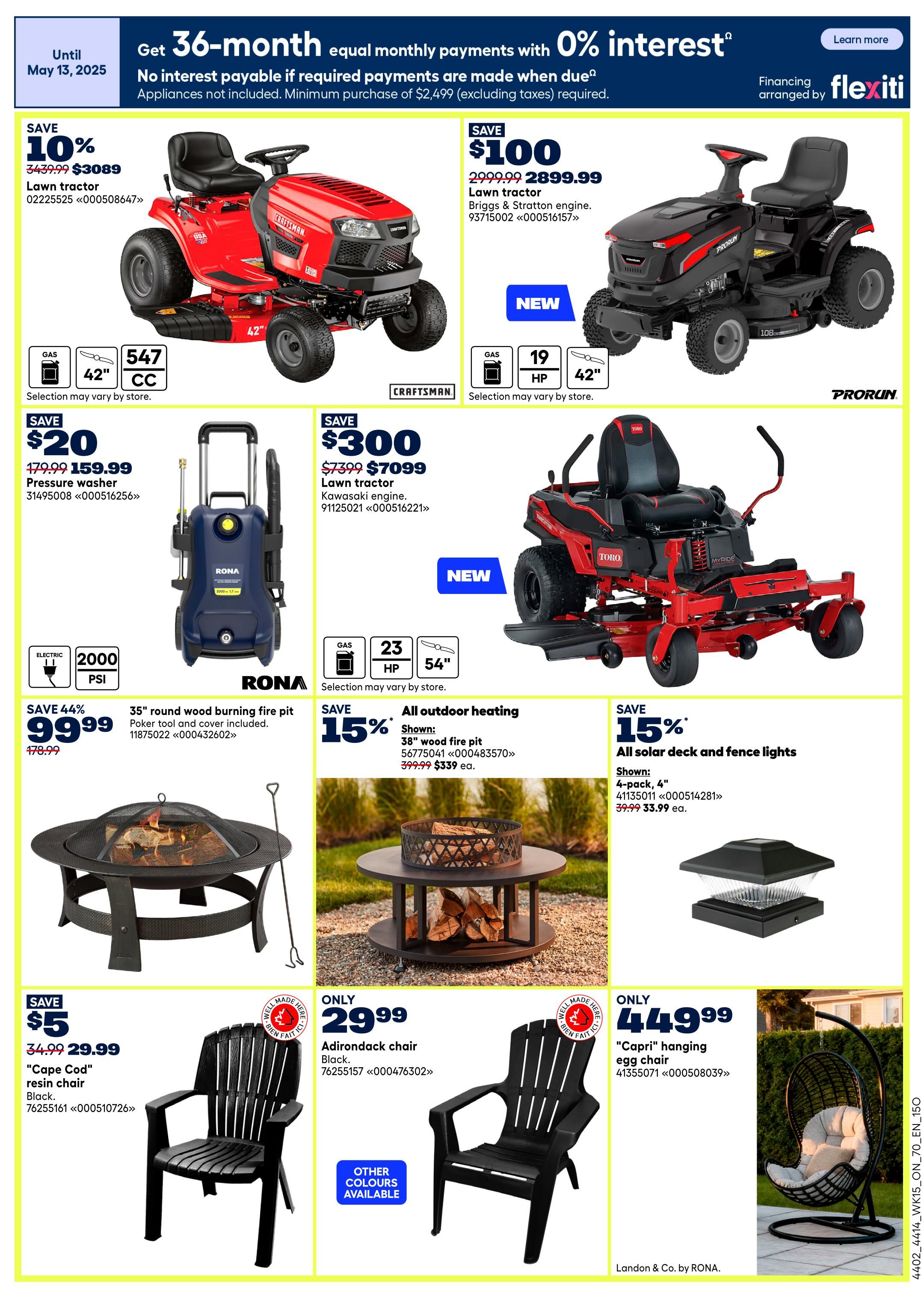 Rona & Rona+ (ON) Flyer May 7 to 13