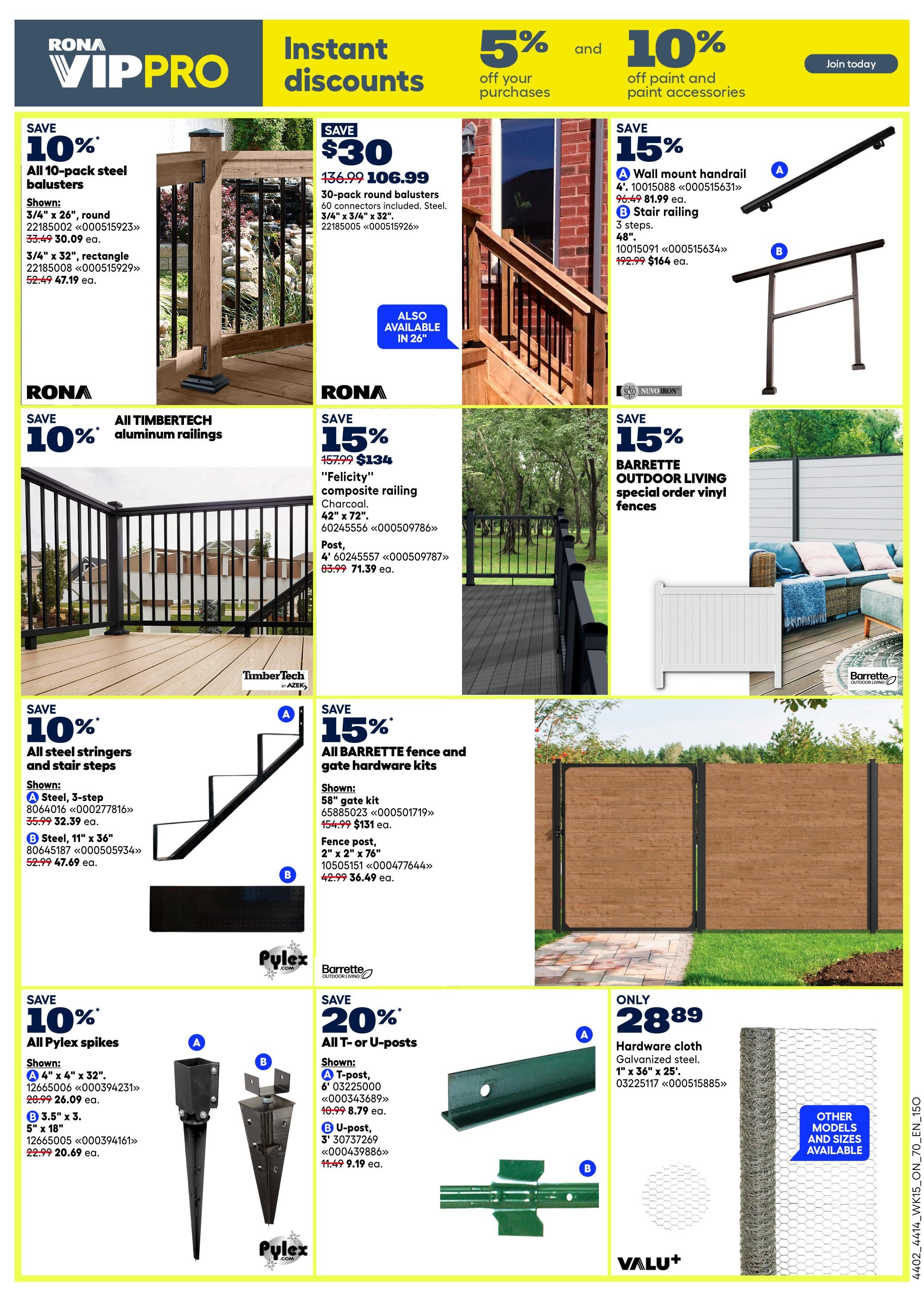 Rona & Rona+ (ON) Flyer May 7 to 13