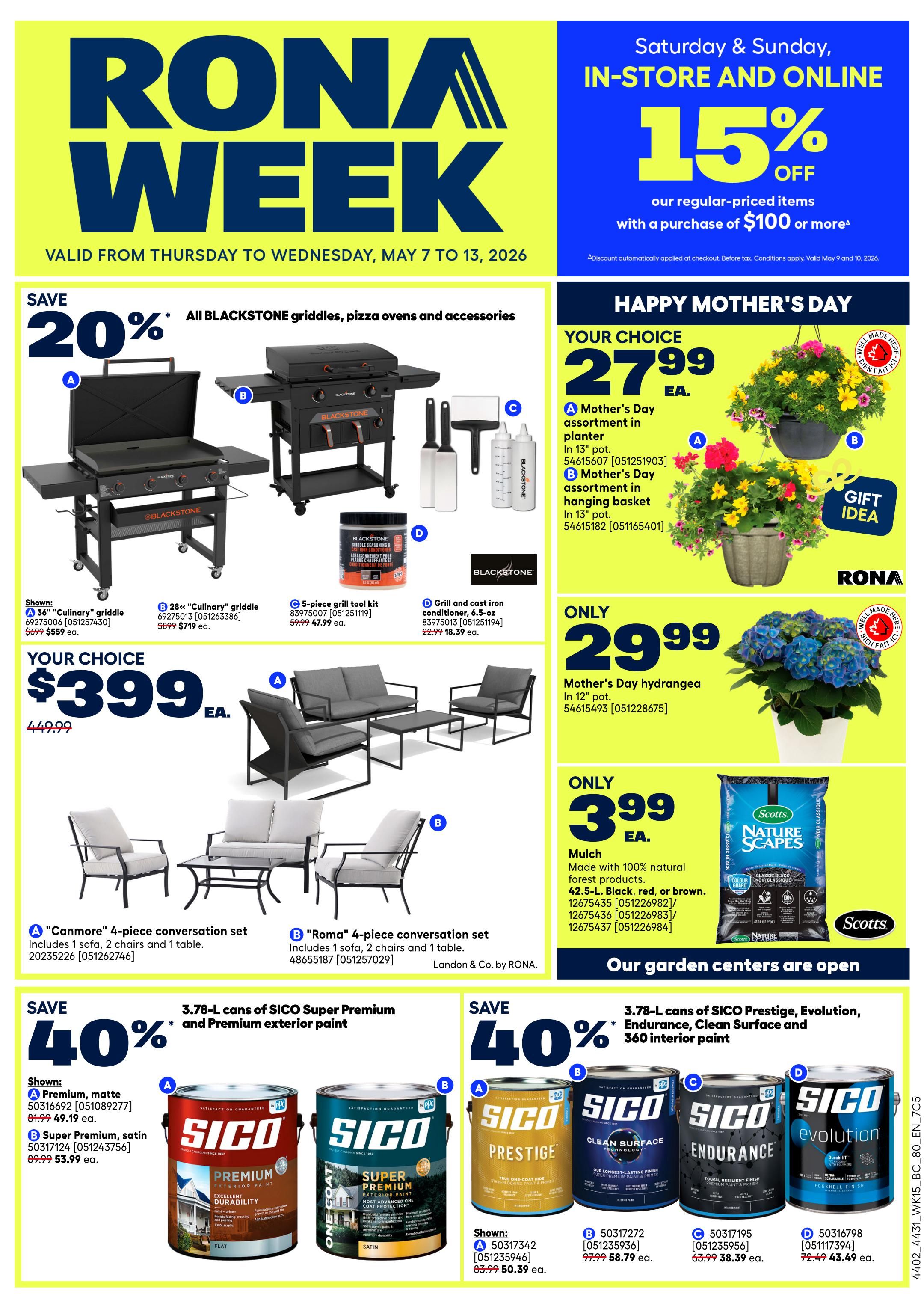 Rona & Rona+ (BC) Flyer May 7 to 13