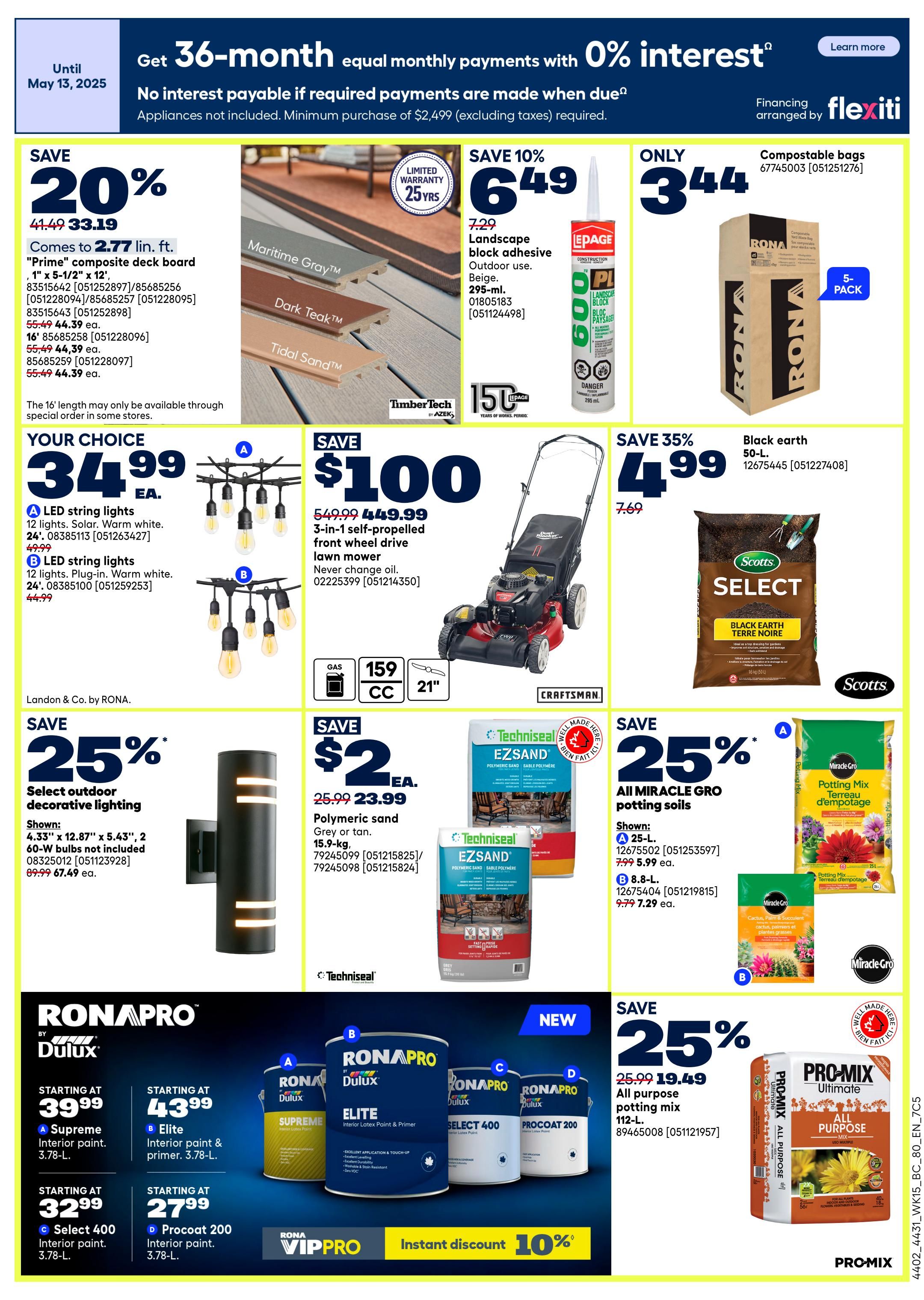 Rona & Rona+ (BC) Flyer May 7 to 13