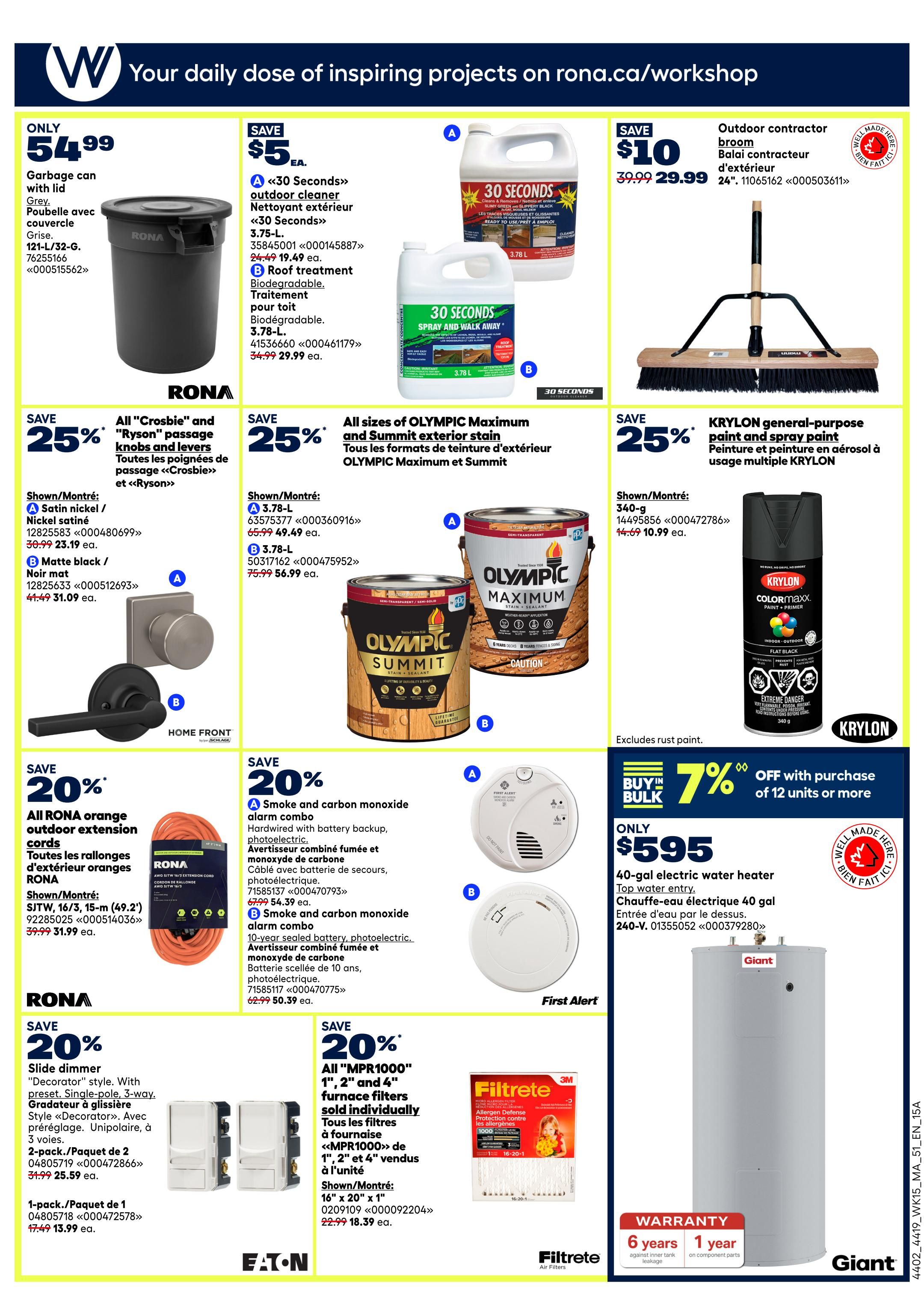 Rona & Rona+ (Atlantic) Flyer May 7 to 13