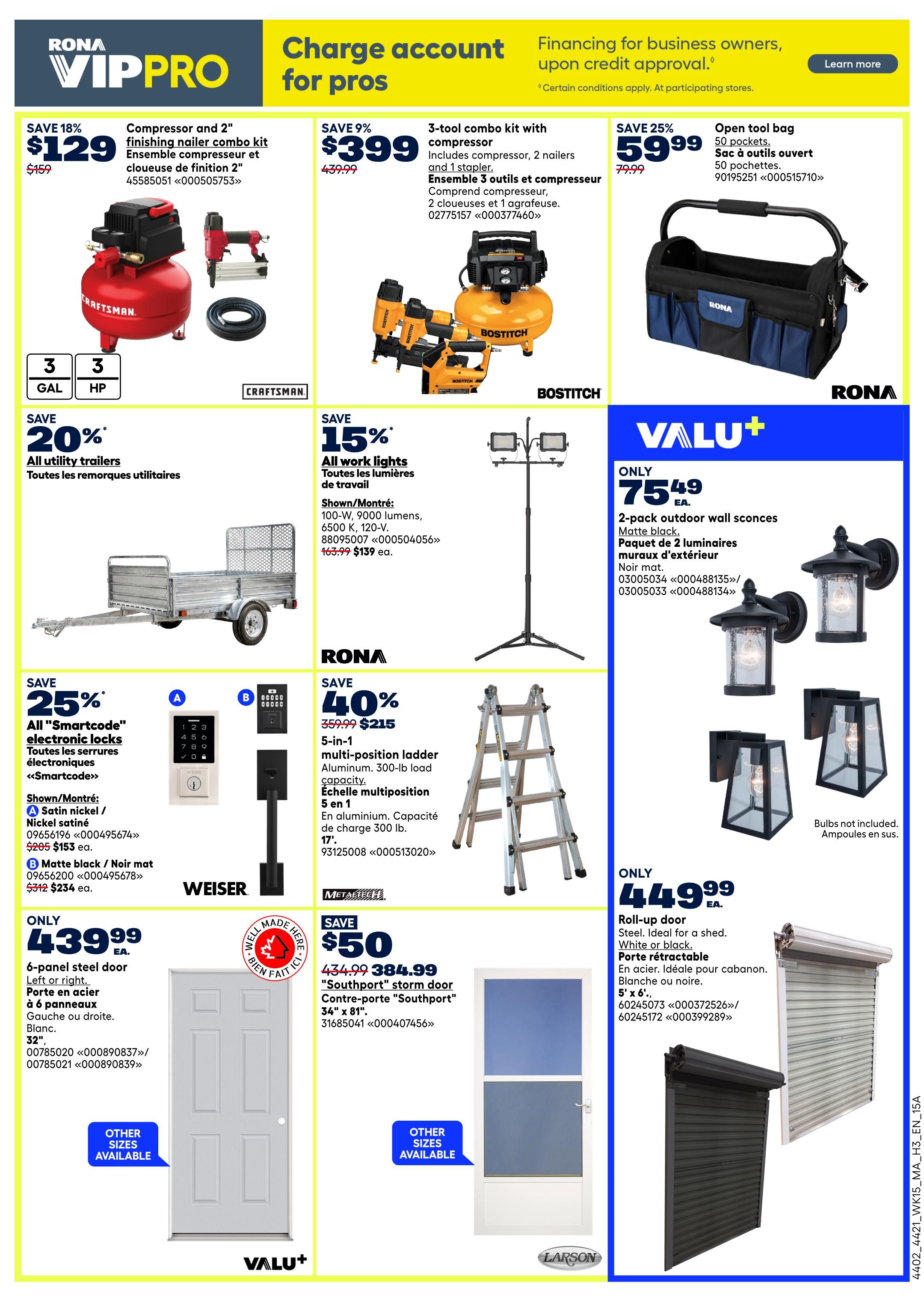Rona & Rona+ (Atlantic) Flyer May 7 to 13