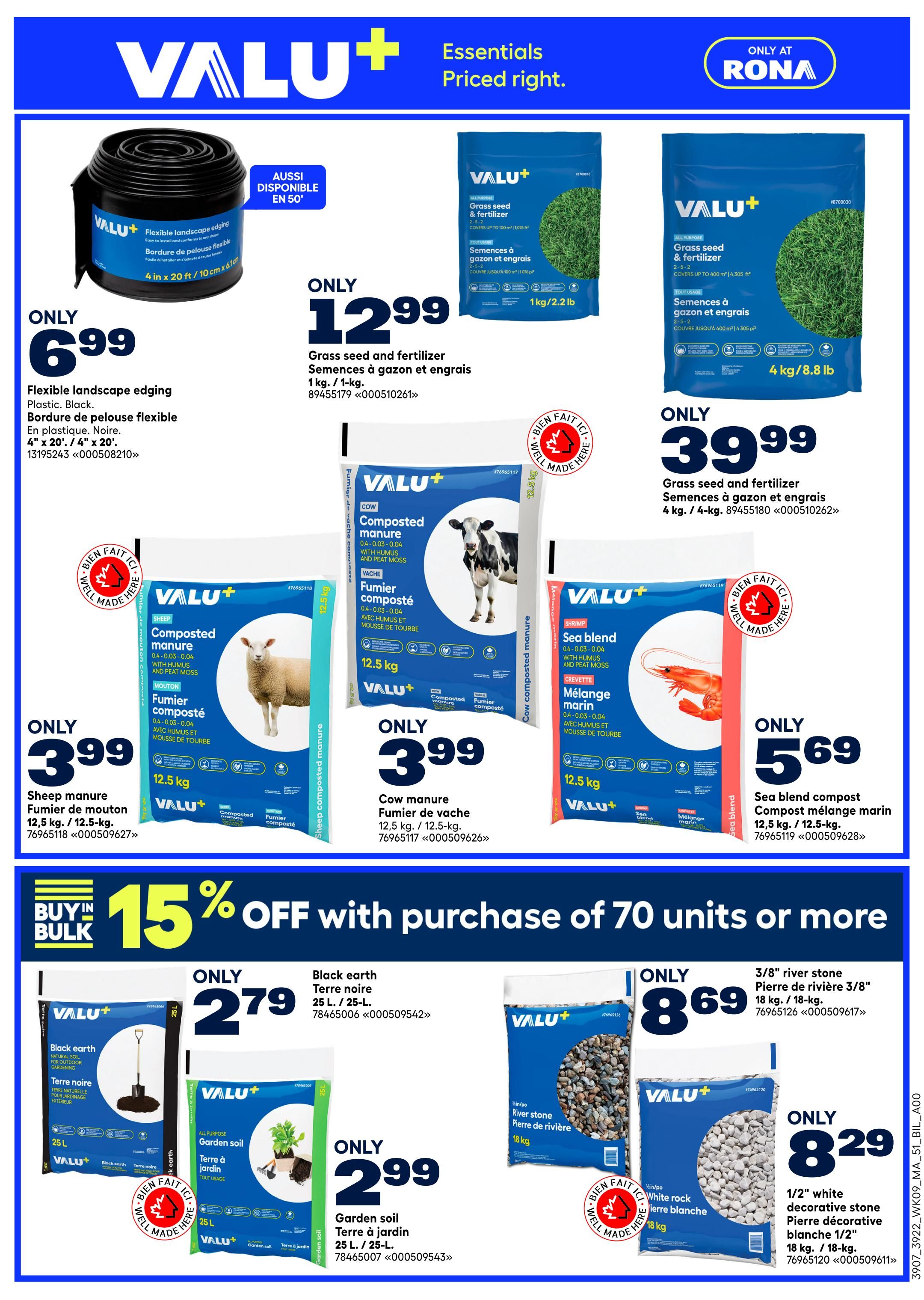 Rona & Rona+ (Atlantic) Flyer May 7 to 13