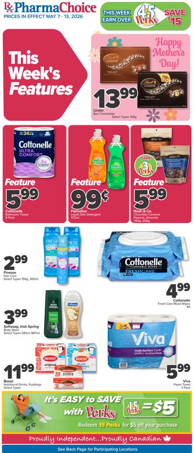 PharmaChoice (BC, AB, SK & MB) Flyer May 7 to 13