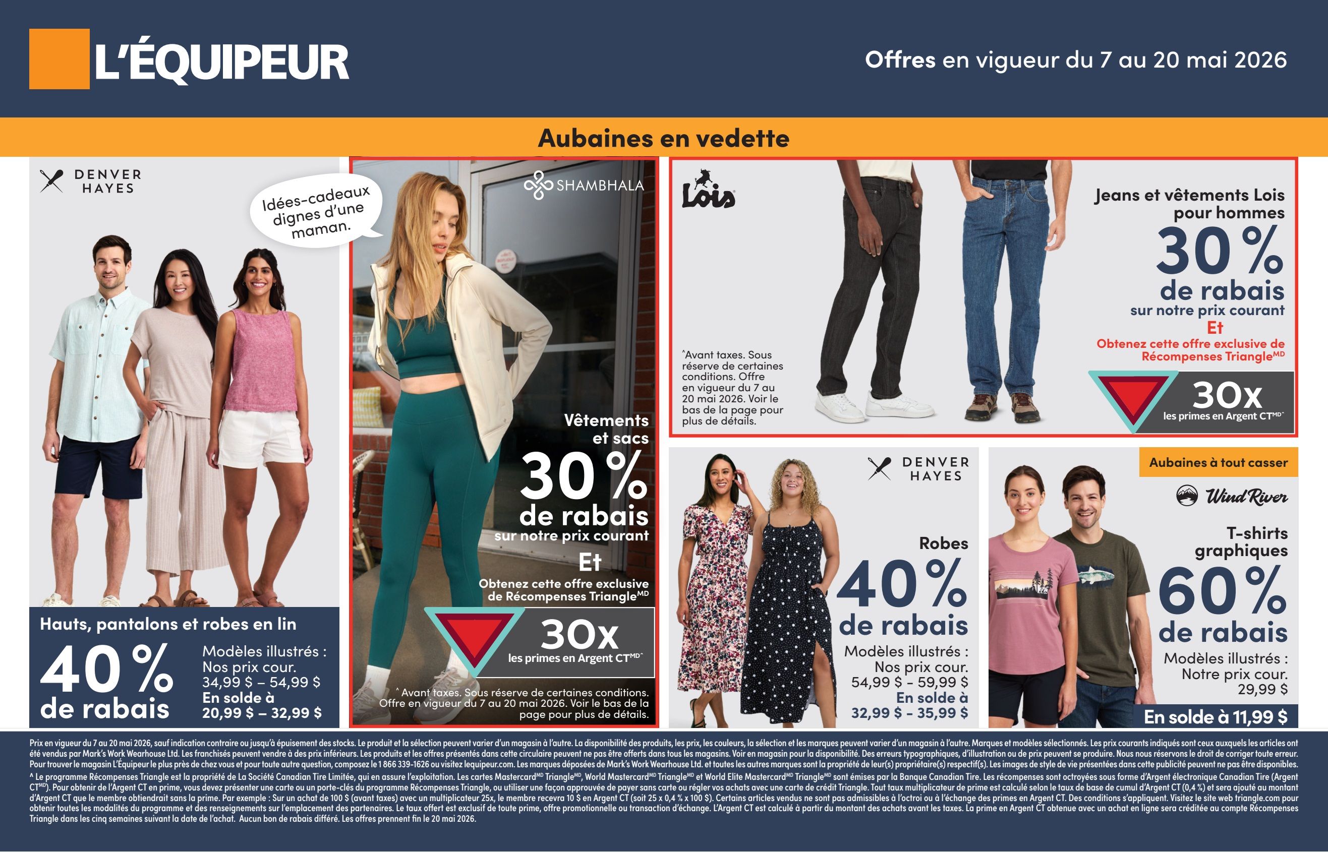 L'Équipeur Flyer May 7 to 20