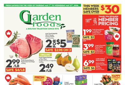 Garden Foods Flyer May 7 to 13