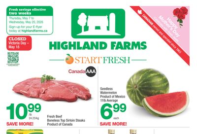 Highland Farms Flyer May 7 to 20
