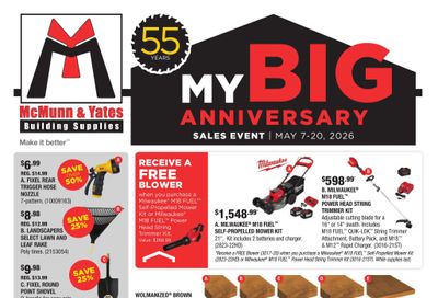 McMunn & Yates Building Supplies Flyer May 7 to 20