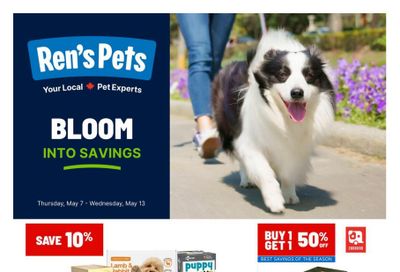 Ren's Pets Flyer May 7 to 13