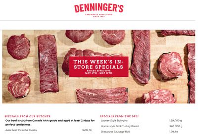 Denninger's Weekly Specials May 6 to 12