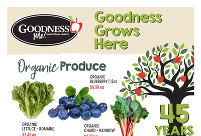Goodness Me Flyer May 6 to 12