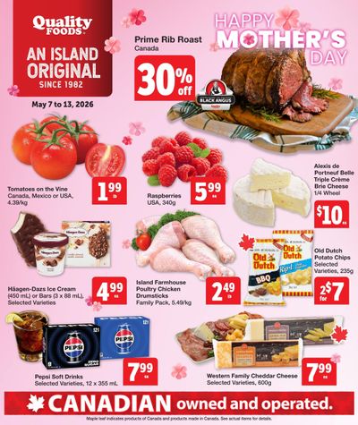 Quality Foods Flyer May 7 to 13