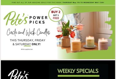 Pete's Fine Foods Flyer May 7 to 13