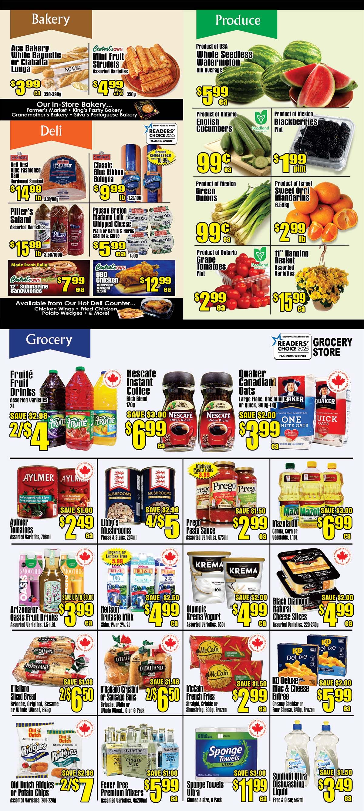 Central Fresh Market Flyer May 7 to 14