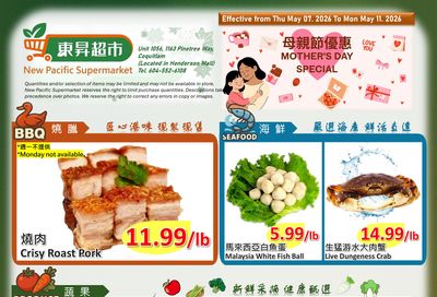 New Pacific Supermarket Flyer May 7 to 11
