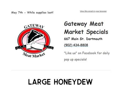 Gateway Meat Market Flyer May 7 to 13