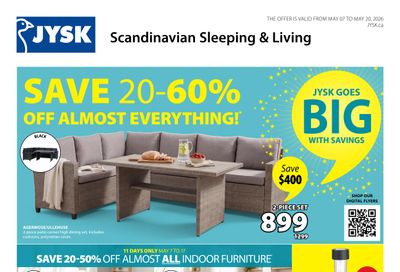 JYSK (QC) Flyer May 7 to 20