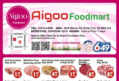 Aigoo Foodmart Flyer May 8 to 14
