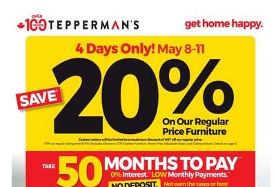 Tepperman's Flyer May 8 to 14