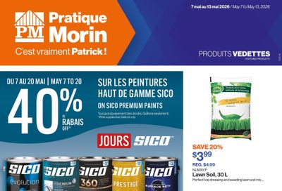 Patrick Morin Flyer May 7 to 13