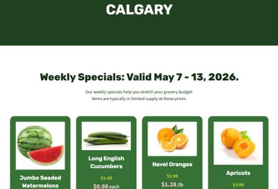 H&W Produce Flyer May 7 to 13