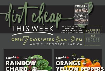 The Root Cellar Flyer May 7 to 13
