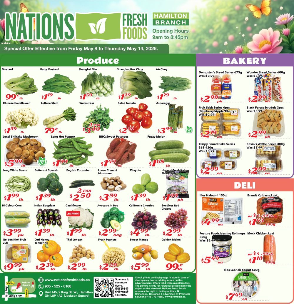 Nations Fresh Foods (Hamilton) Flyer May 8 to 14