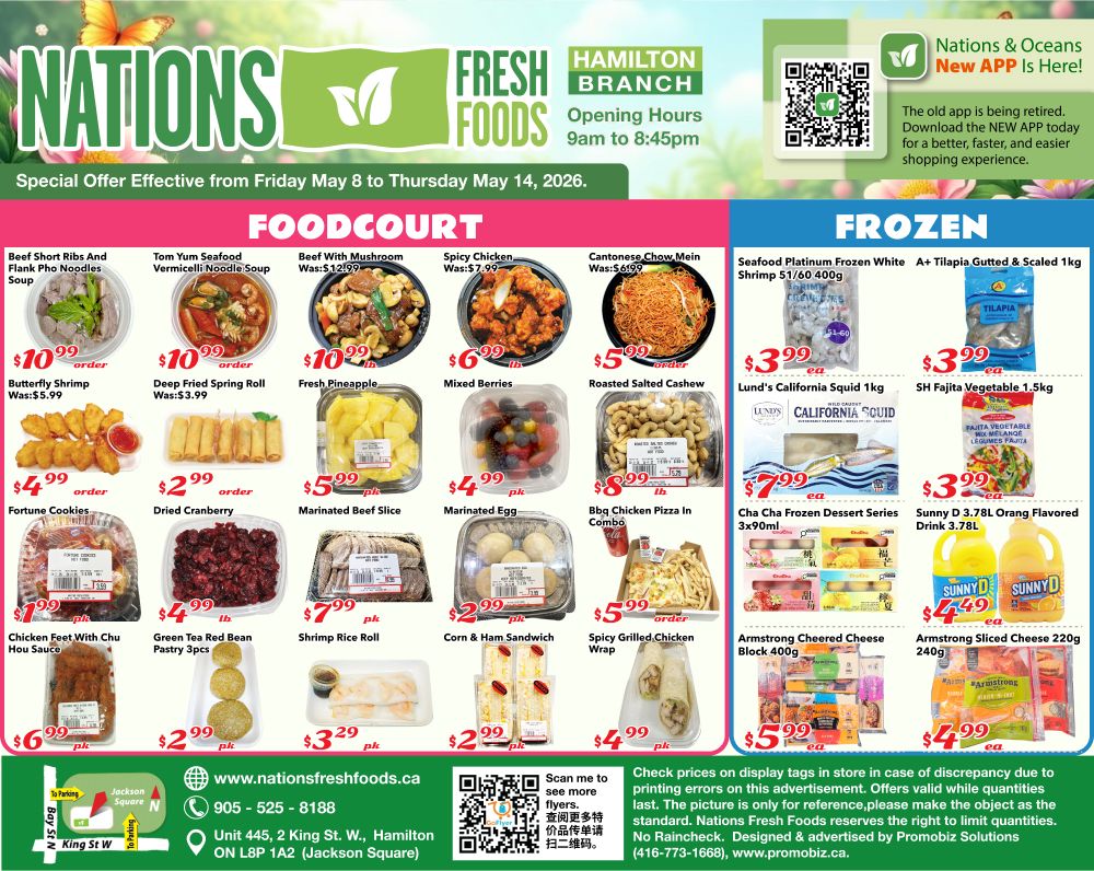 Nations Fresh Foods (Hamilton) Flyer May 8 to 14