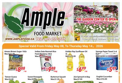 Ample Food Market (Brampton) Flyer May 8 to 14