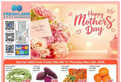 FreshLand Supermarket Flyer May 8 to 14