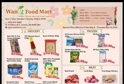 Wan 2 Food Mart Flyer May 8 to 14