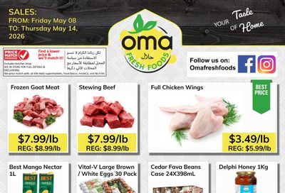 Oma Fresh Foods Flyer May 8 to 14