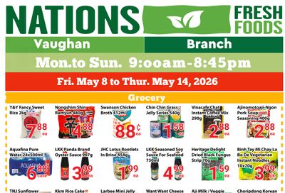 Nations Fresh Foods (Vaughan) Flyer May 8 to 14 