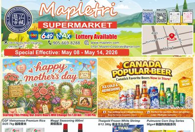 Mapletri Supermarket Flyer May 8 to 14