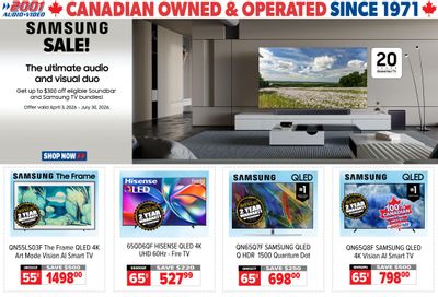2001 Audio Video Flyer May 8 to 14