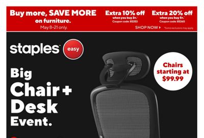 Staples Flyer May 8 to 14