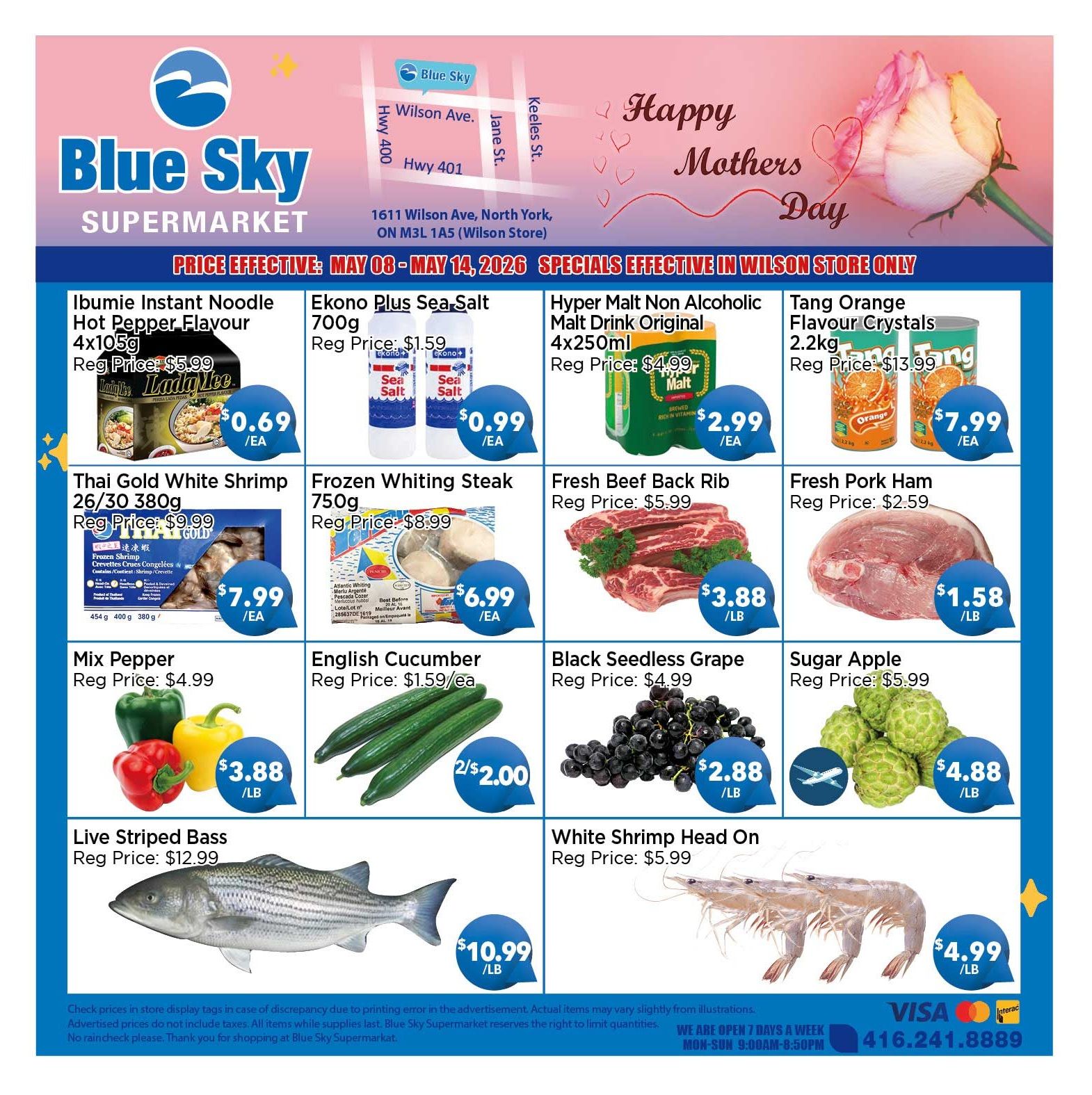 Blue Sky Supermarket (North York) Flyer May 8 to 14