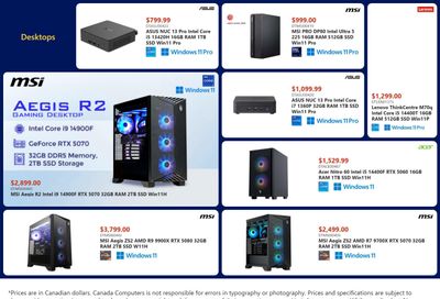 Canada Computers Flyer May 8 to 14