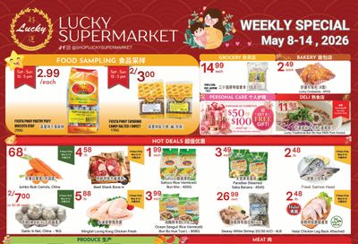 Lucky Supermarket (Calgary) Flyer May 8 to 14