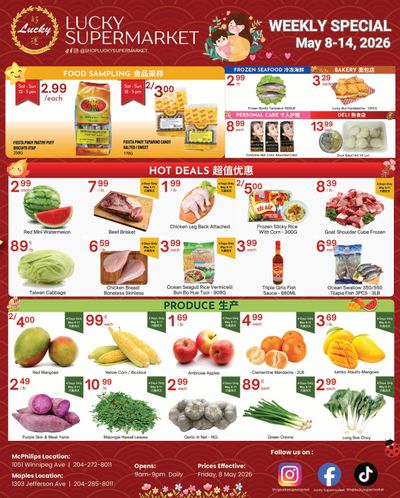 Lucky Supermarket (Winnipeg) Flyer May 8 to 14