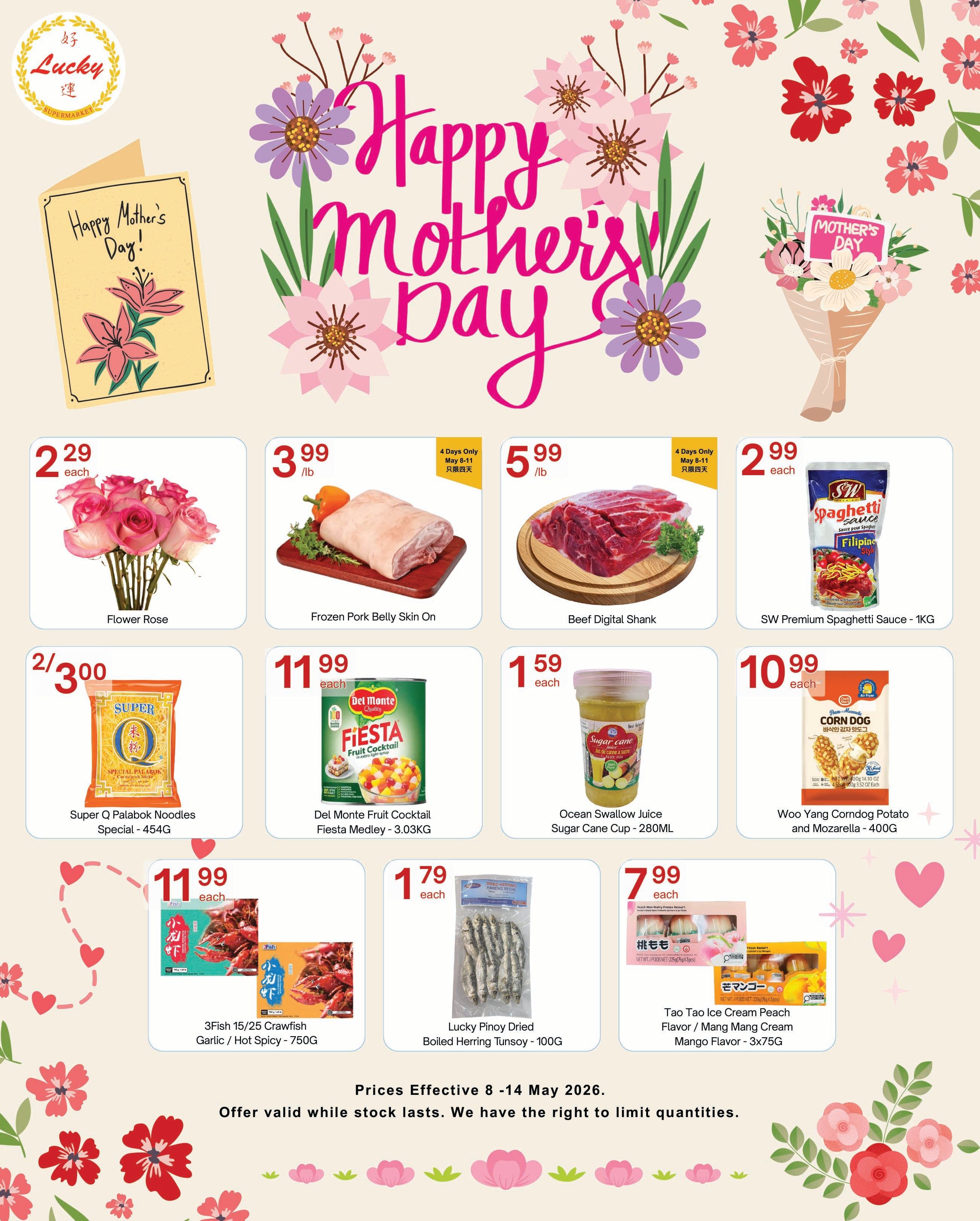 Lucky Supermarket (Winnipeg) Flyer May 8 to 14